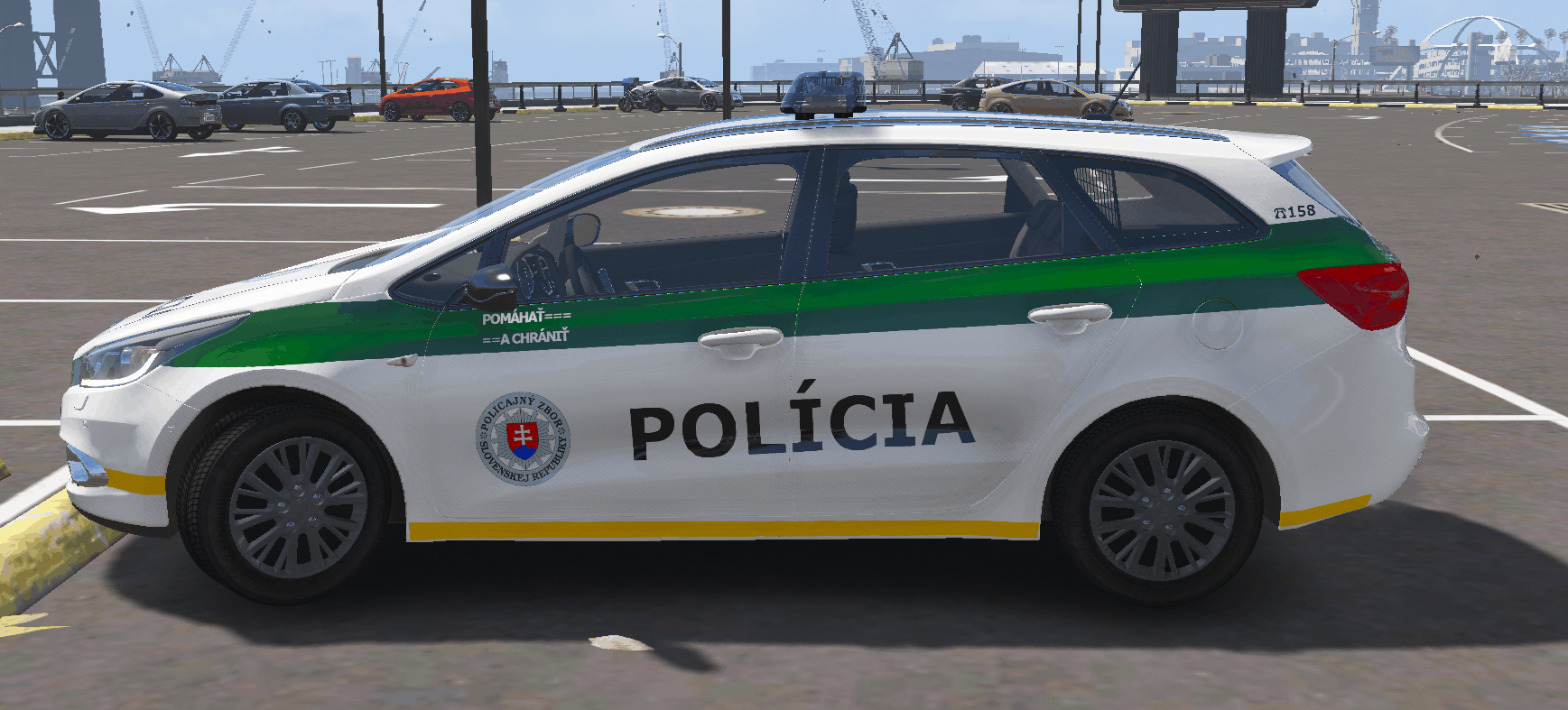 KIA Ceed SW II Slovak Police 1 GTA 5 Mod Grand Theft