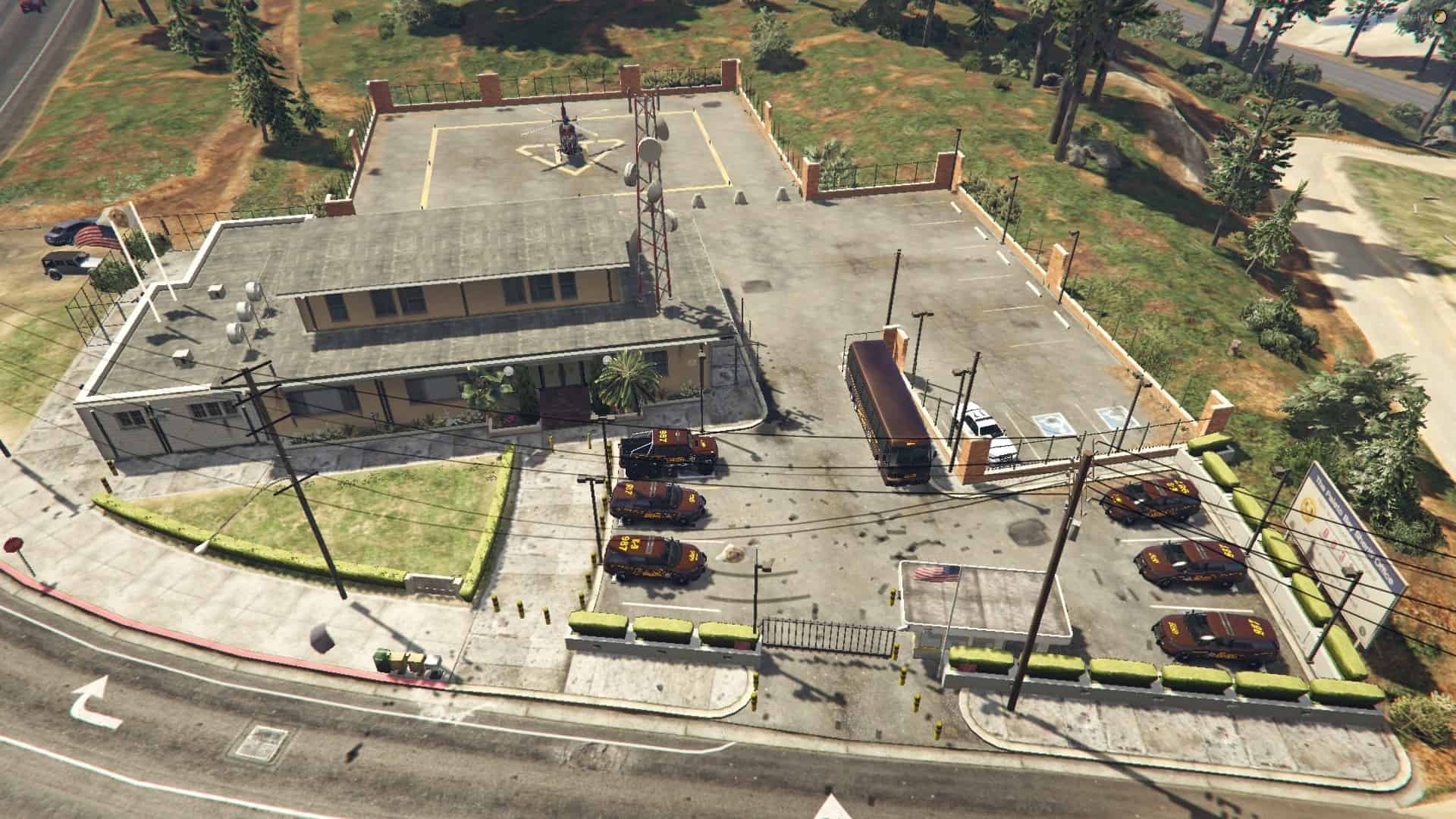 Sheriff Paleto Bay Closed Parking Mapping Exterior Ymap 10 Gta 5