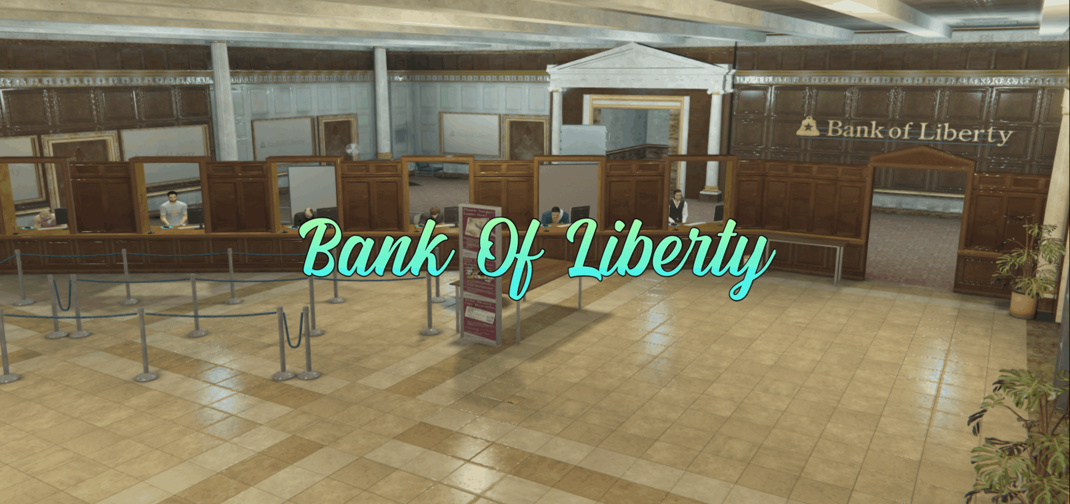 Mlo Gta Iv Bank Of Liberty Interior Sp Fivem 10 Gta 5 Mod