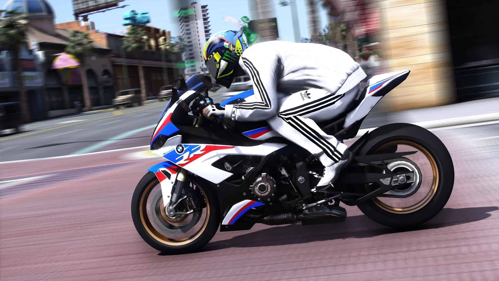 Мотоцикл БМВ s1000r дрифт