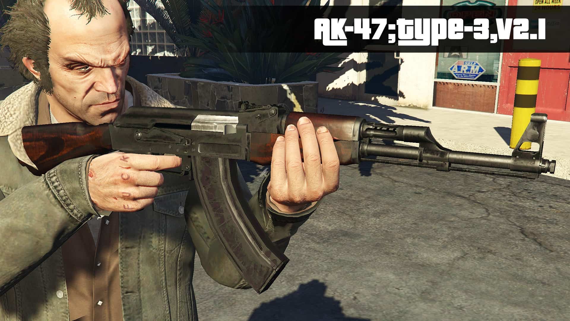 Ak 47 для гта 5 фото 102