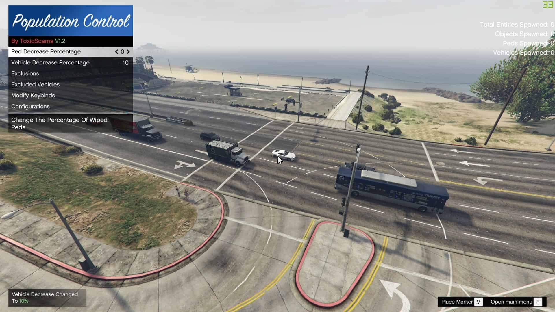 Population Control 1.2a GTA 5 Mod Grand Theft Auto 5 Mod