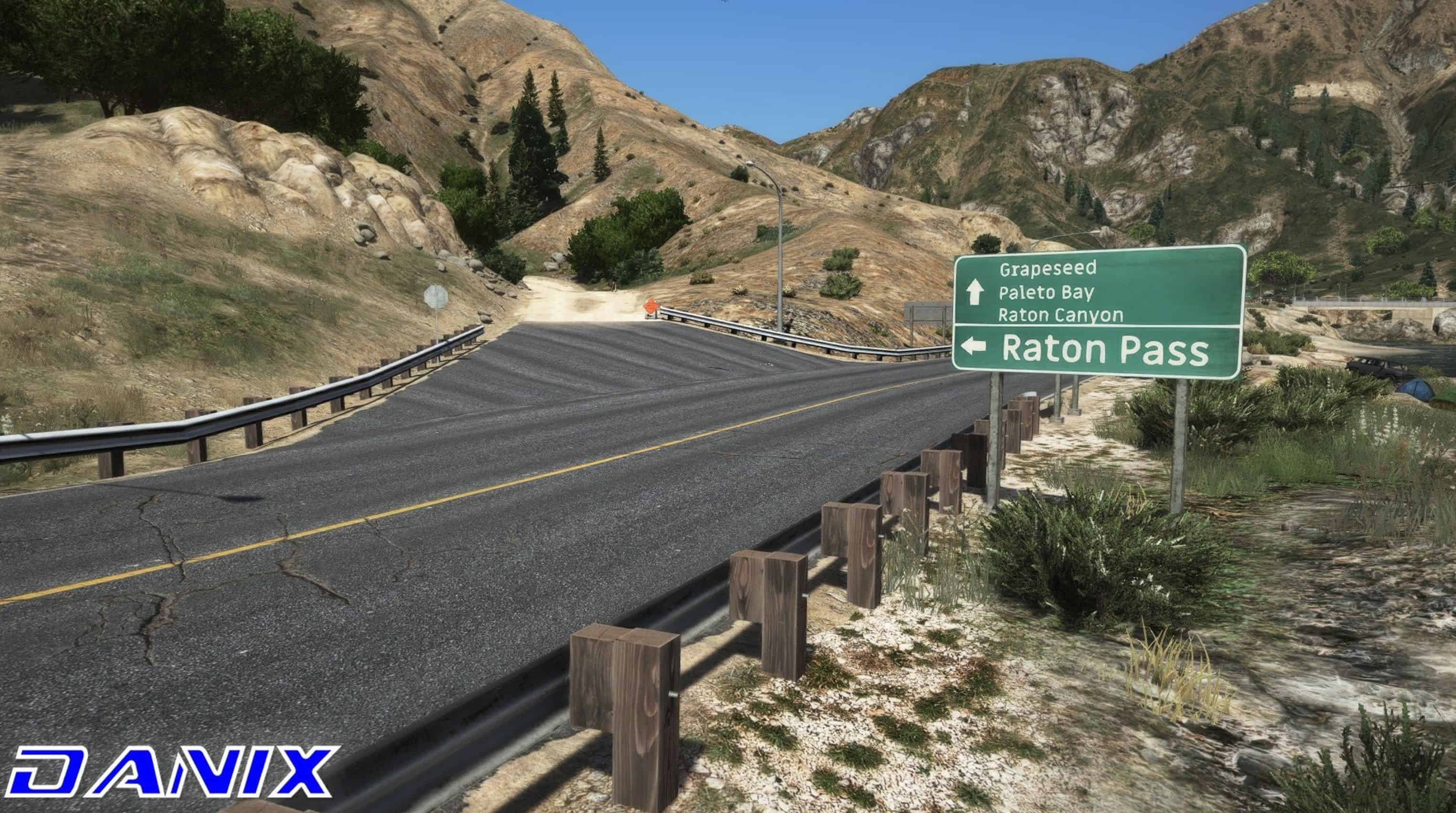 DNX New Grand Senora Desert Road - SP-FiveM at Grand Theft Auto 5