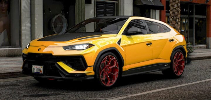 Urus Performante GTA 5 Mods Grand Theft Auto 5 Urus Performante Mods 2023 Lamborghini Urus Performante 1 720x340 